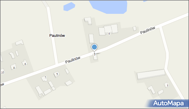 Paulinów, Paulinów, 3, mapa Paulinów