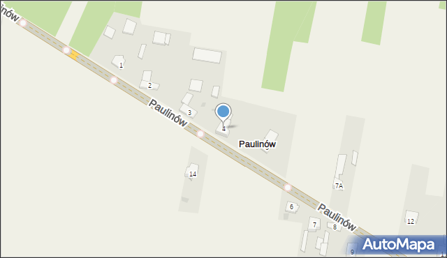 Paulinów, Paulinów, 4, mapa Paulinów