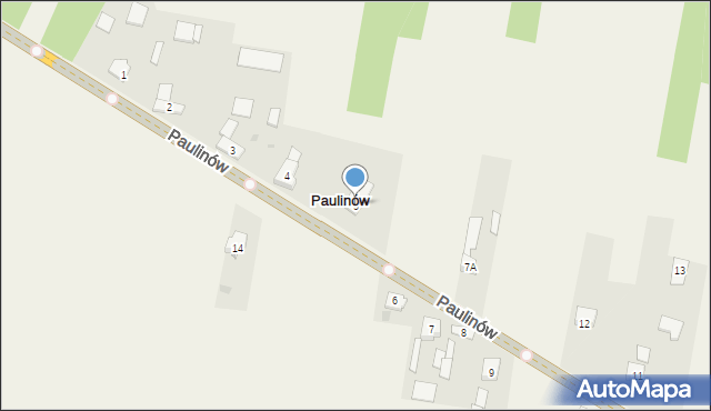 Paulinów, Paulinów, 5, mapa Paulinów