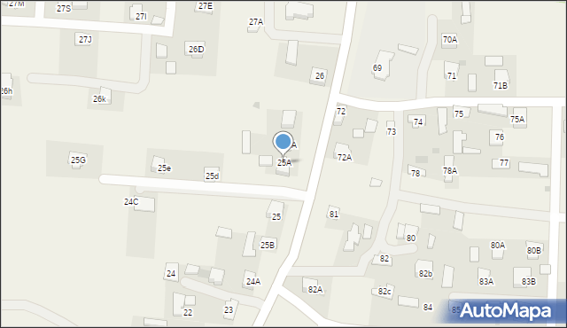 Pawęzów, Pawęzów, 25A, mapa Pawęzów