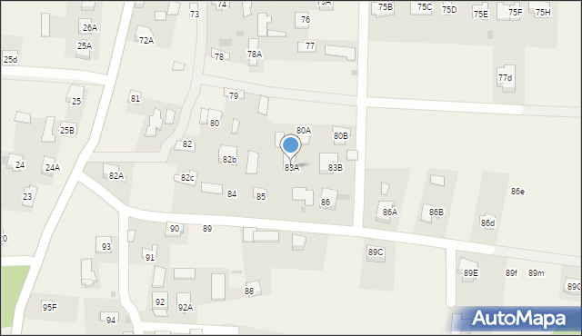 Pawęzów, Pawęzów, 83A, mapa Pawęzów