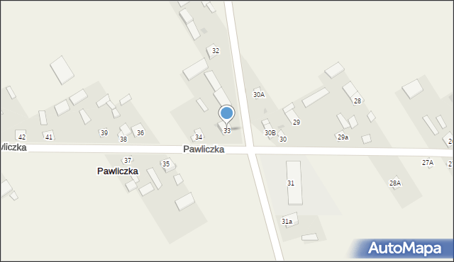 Pawliczka, Pawliczka, 33, mapa Pawliczka