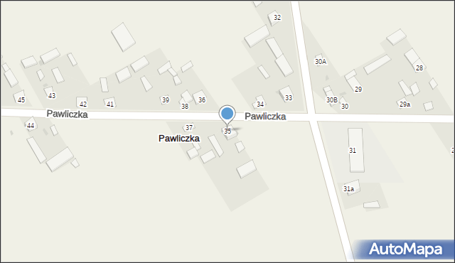 Pawliczka, Pawliczka, 35, mapa Pawliczka