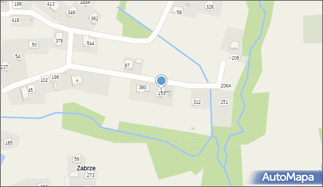 Pawlikowice, Pawlikowice, 153, mapa Pawlikowice