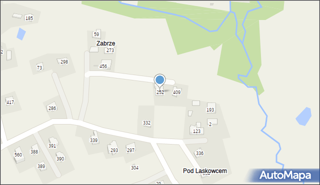 Pawlikowice, Pawlikowice, 252, mapa Pawlikowice