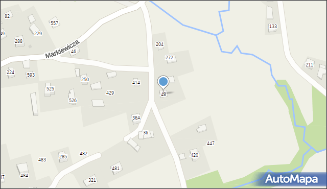 Pawlikowice, Pawlikowice, 48, mapa Pawlikowice