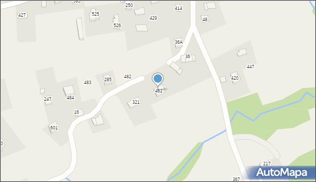 Pawlikowice, Pawlikowice, 481, mapa Pawlikowice