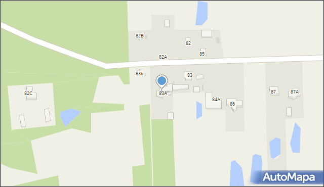 Pawlikowice, Pawlikowice, 83A, mapa Pawlikowice