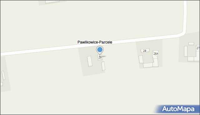 Pawlikowice, Pawlikowice, 29, mapa Pawlikowice