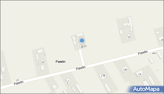 Pawlin, Pawlin, 16, mapa Pawlin
