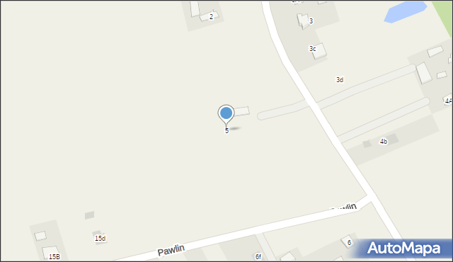 Pawlin, Pawlin, 5, mapa Pawlin