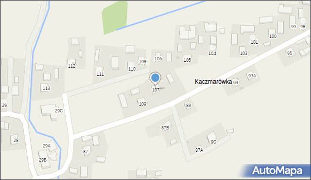 Pawłokoma, Pawłokoma, 107, mapa Pawłokoma