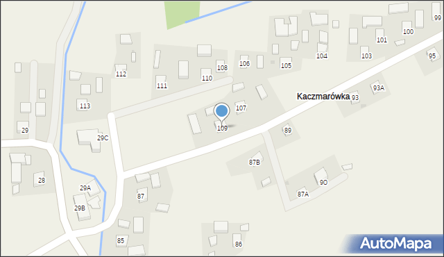 Pawłokoma, Pawłokoma, 109, mapa Pawłokoma