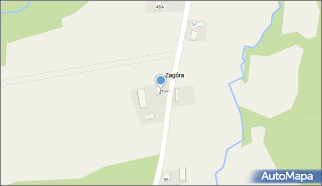 Pawłokoma, Pawłokoma, 47, mapa Pawłokoma
