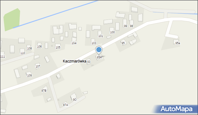 Pawłokoma, Pawłokoma, 93A, mapa Pawłokoma