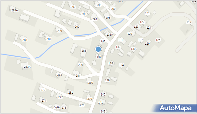 Pawłosiów, Pawłosiów, 137, mapa Pawłosiów