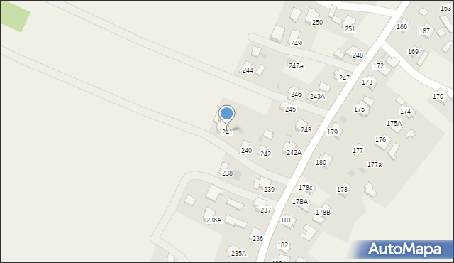 Pawłosiów, Pawłosiów, 241, mapa Pawłosiów