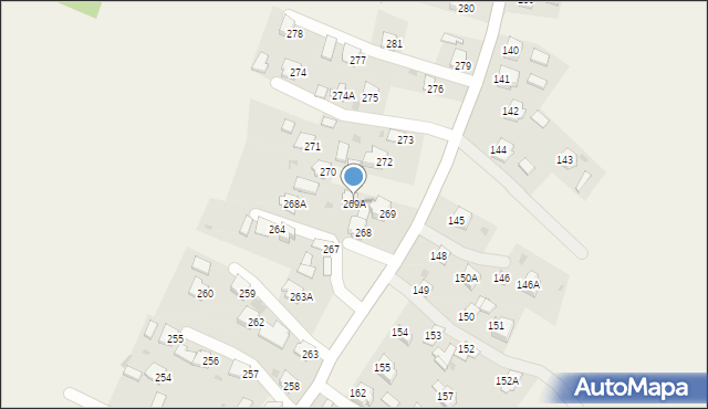 Pawłosiów, Pawłosiów, 269A, mapa Pawłosiów