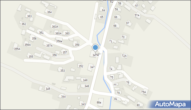 Pawłosiów, Pawłosiów, 347A, mapa Pawłosiów