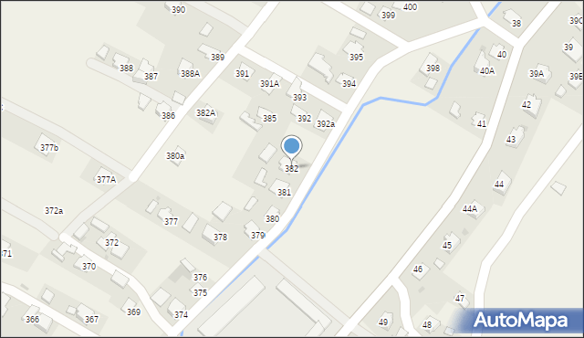 Pawłosiów, Pawłosiów, 382, mapa Pawłosiów