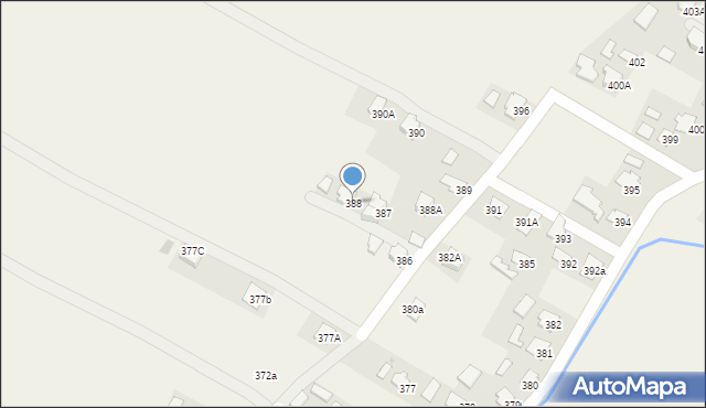 Pawłosiów, Pawłosiów, 388, mapa Pawłosiów