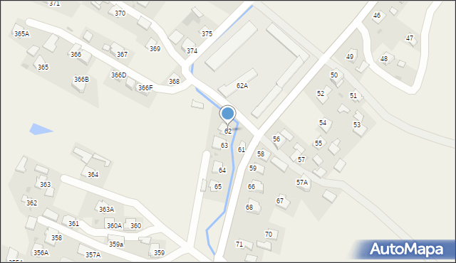 Pawłosiów, Pawłosiów, 62, mapa Pawłosiów