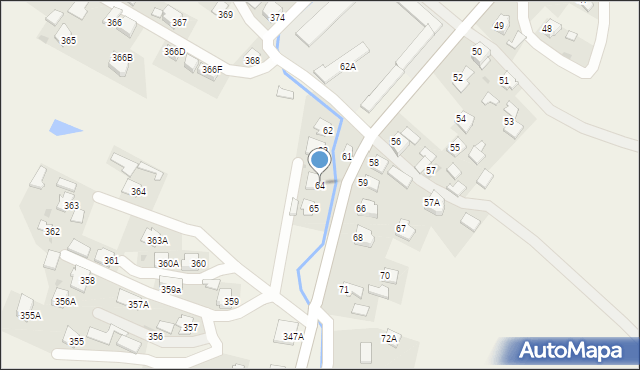 Pawłosiów, Pawłosiów, 64, mapa Pawłosiów