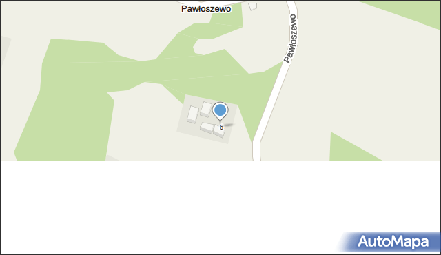 Pawłoszewo, Pawłoszewo, 6, mapa Pawłoszewo