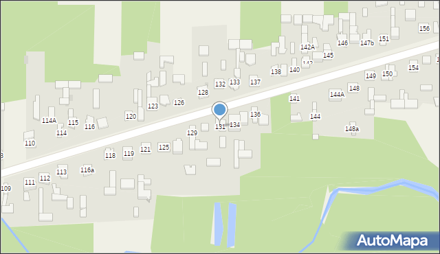 Pawłów, Pawłów, 131, mapa Pawłów