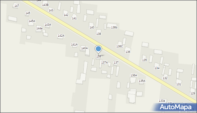 Pawłów, Pawłów, 139, mapa Pawłów