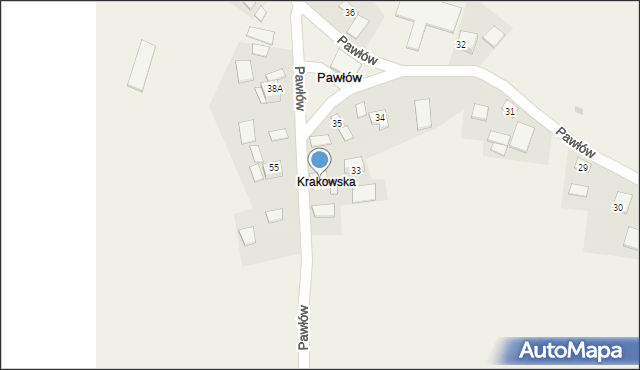 Pawłów, Pawłów, 56, mapa Pawłów