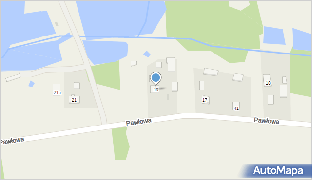 Pawłowa, Pawłowa, 19, mapa Pawłowa