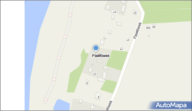 Pawłówek, Pawłówek, 11, mapa Pawłówek