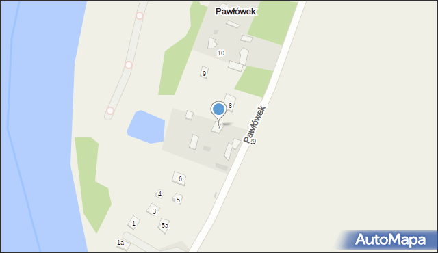 Pawłówek, Pawłówek, 7, mapa Pawłówek