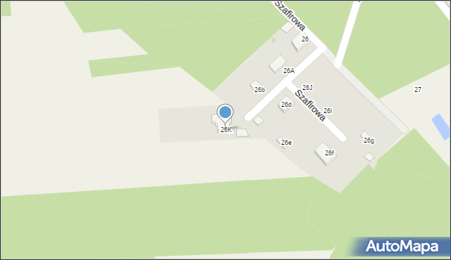 Pawłówek, Pawłówek, 26K, mapa Pawłówek