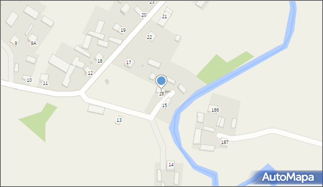 Pawłowice, Pawłowice, 16, mapa Pawłowice