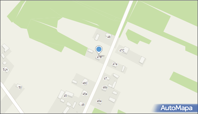 Pawłowice, Pawłowice, 47B, mapa Pawłowice