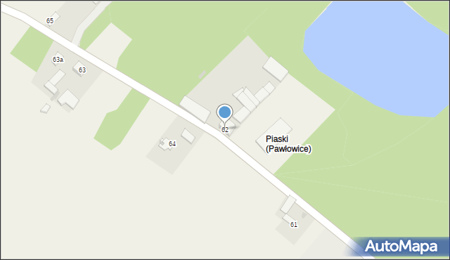 Pawłowice, Pawłowice, 62, mapa Pawłowice