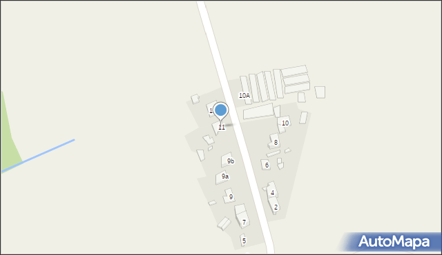Pawłowice, Pawłowicka, 11, mapa Pawłowice
