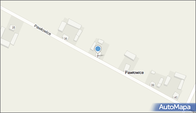 Pawłowice, Pawłowice, 37, mapa Pawłowice