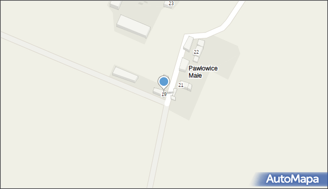 Pawłowice Wielkie, Pawłowice Wielkie, 19, mapa Pawłowice Wielkie