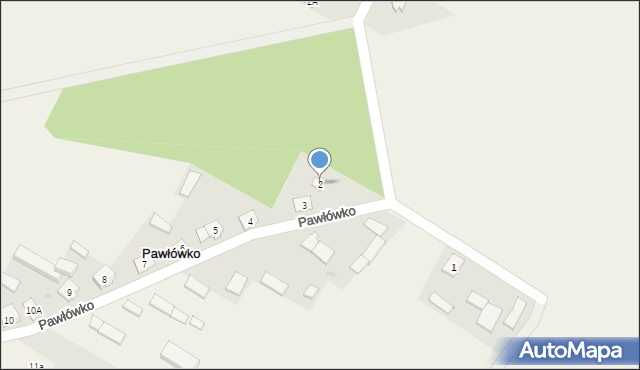 Pawłówko, Pawłówko, 2, mapa Pawłówko