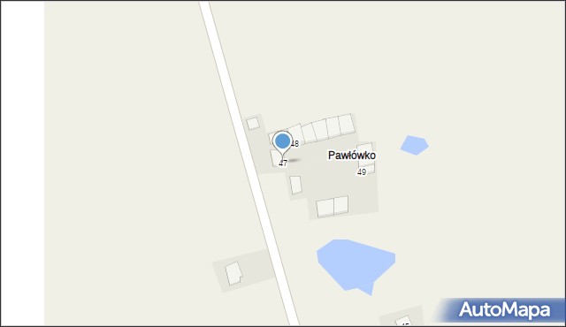 Pawłowo, Pawłowo, 47, mapa Pawłowo