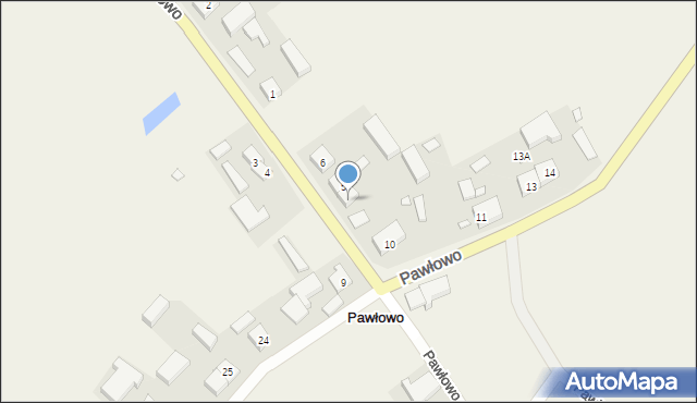 Pawłowo, Pawłowo, 7, mapa Pawłowo