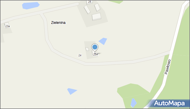 Pawłowo, Pawłowo, 25A, mapa Pawłowo