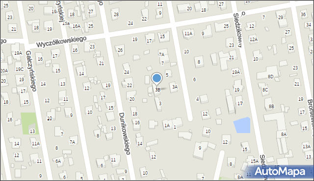 Piaseczno, Paderewskiego Ignacego Jana, 3B, mapa Piaseczno