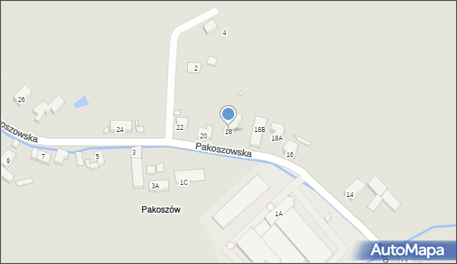 Piechowice, Pakoszowska, 18, mapa Piechowice