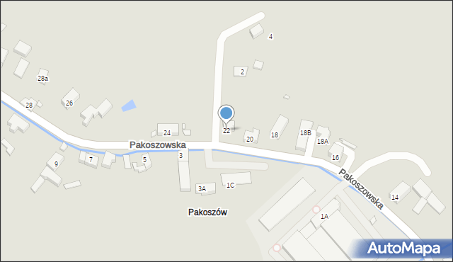 Piechowice, Pakoszowska, 22, mapa Piechowice