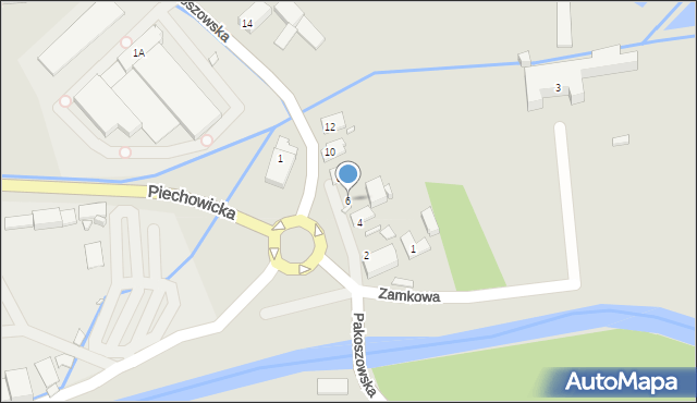 Piechowice, Pakoszowska, 6, mapa Piechowice