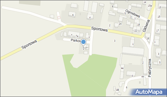 Pietrzykowice, Parkowa, 2, mapa Pietrzykowice